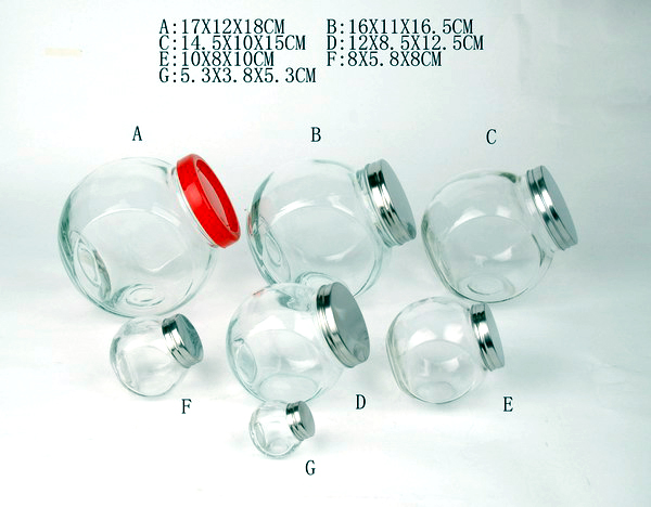 Glass Storage Jars In Different Size