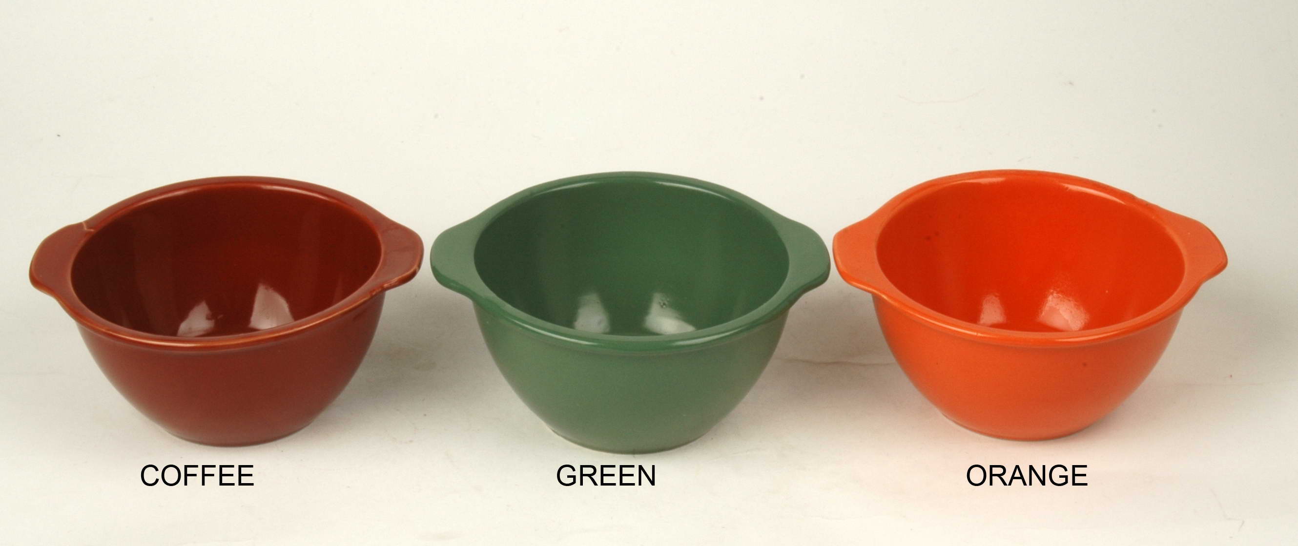 Three Color Ceramic Bowl