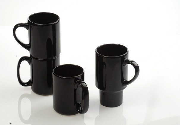 Black Sublimation Ceramic Mugs