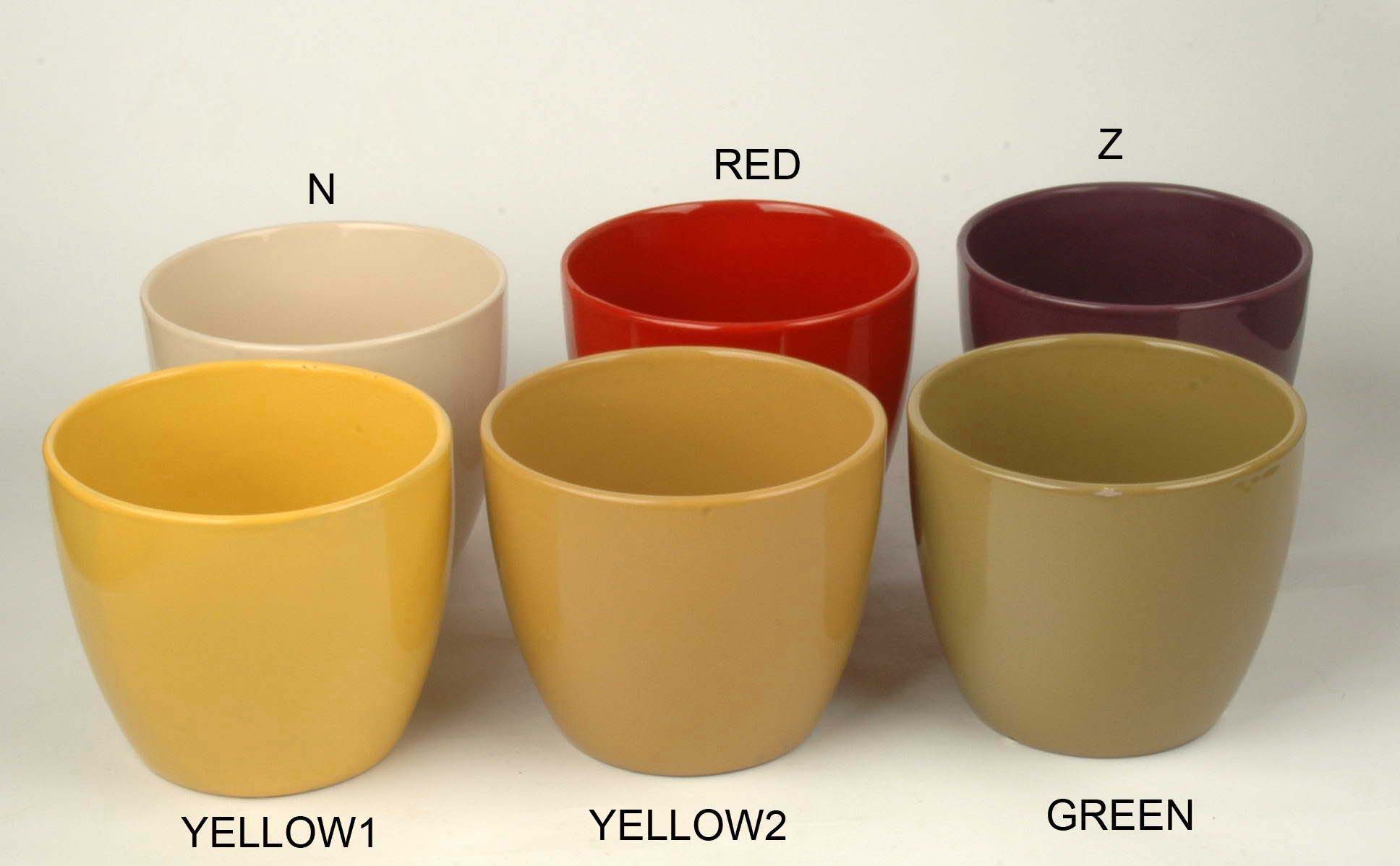 Color-glazed Flower Pot